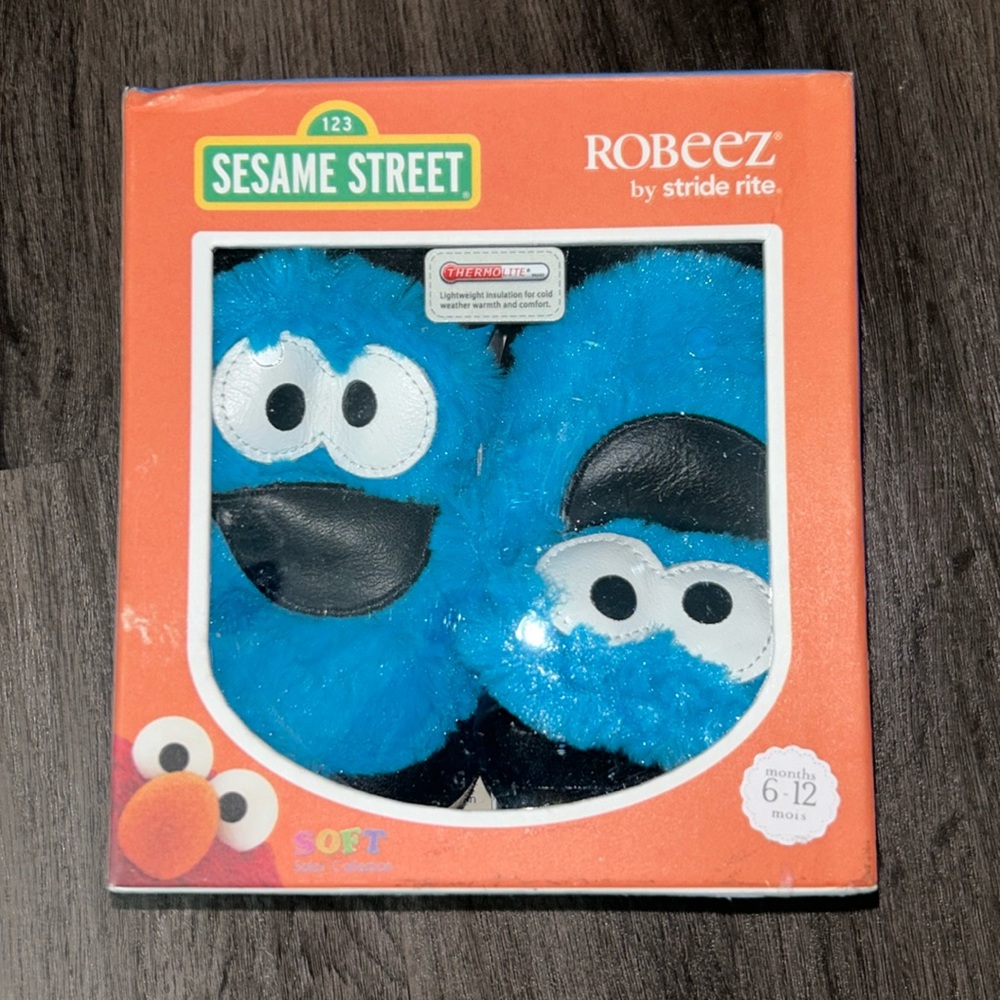 Cookie monster Robeez booties